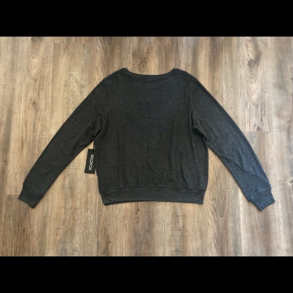 HP 🎉 NWT Wildfox Black Rainbow Sweater - Picture 4 of 9